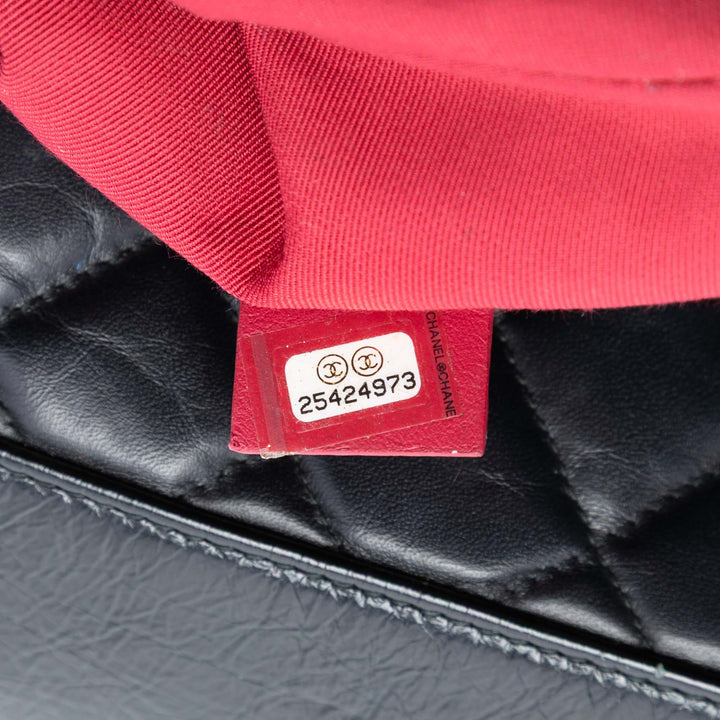 Chanel Large vieilli Cuir de veau Gabrielle O Étui Pochette