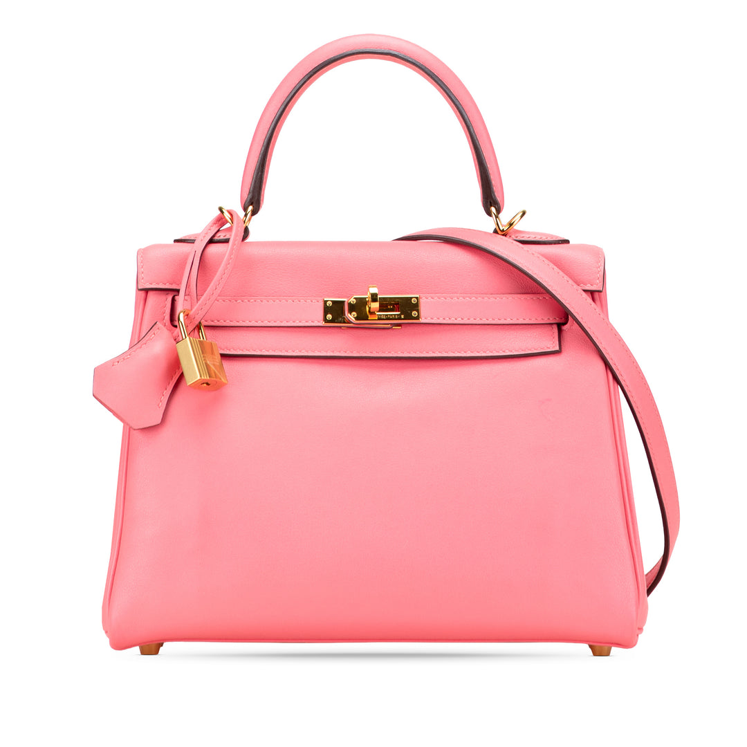 Hermès Swift Kelly II Retourne 25 Rose – GABY PARIS Authentique