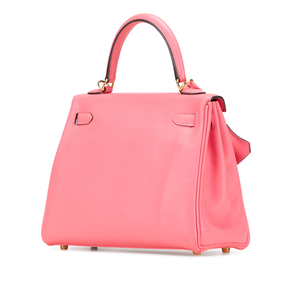 Hermès Swift Kelly II Retourne 25 Rose – GABY PARIS Authentique