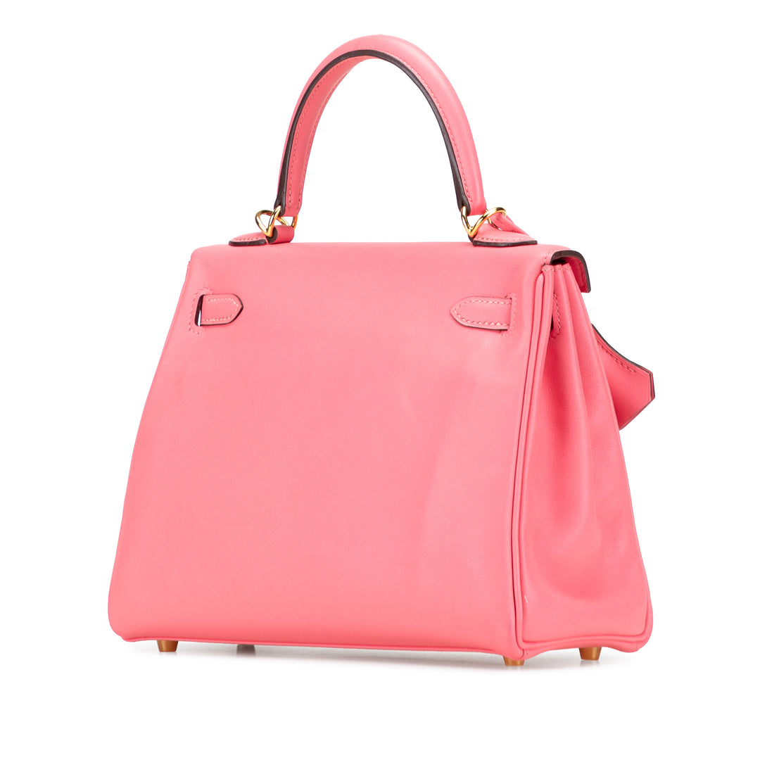 Hermès Swift Kelly II Retourne 25 Rose – GABY PARIS Authentique