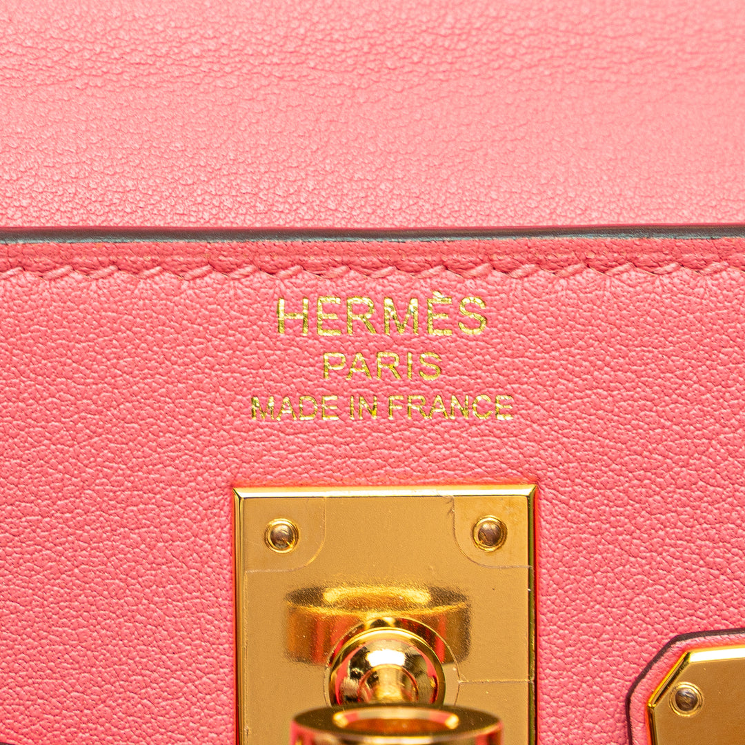 Hermès Swift Kelly II Retourne 25 Rose – GABY PARIS Authentique