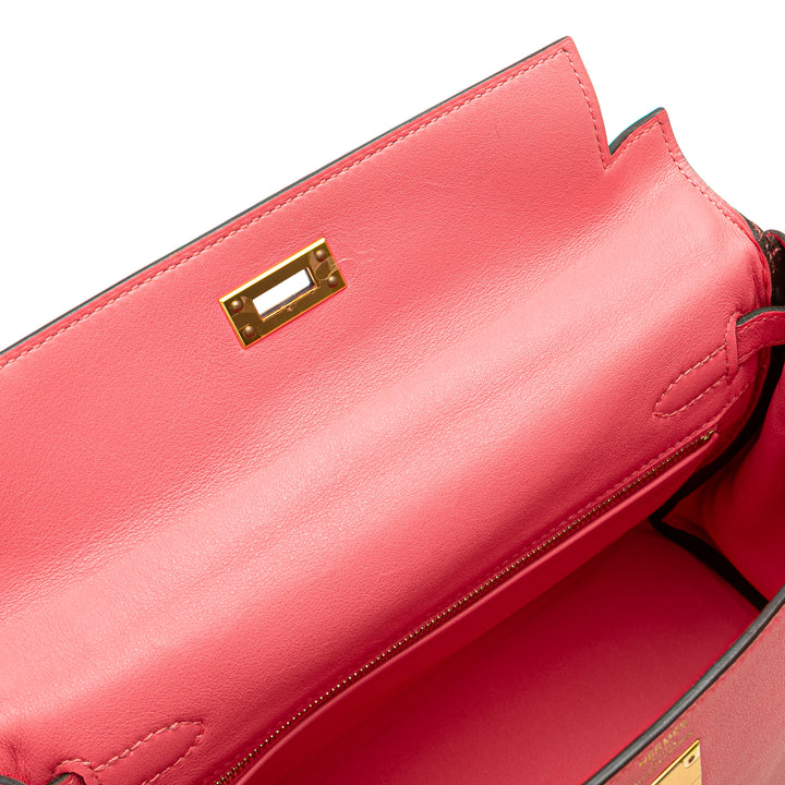 Hermès Swift Kelly II Retourne 25 Rose – GABY PARIS Authentique