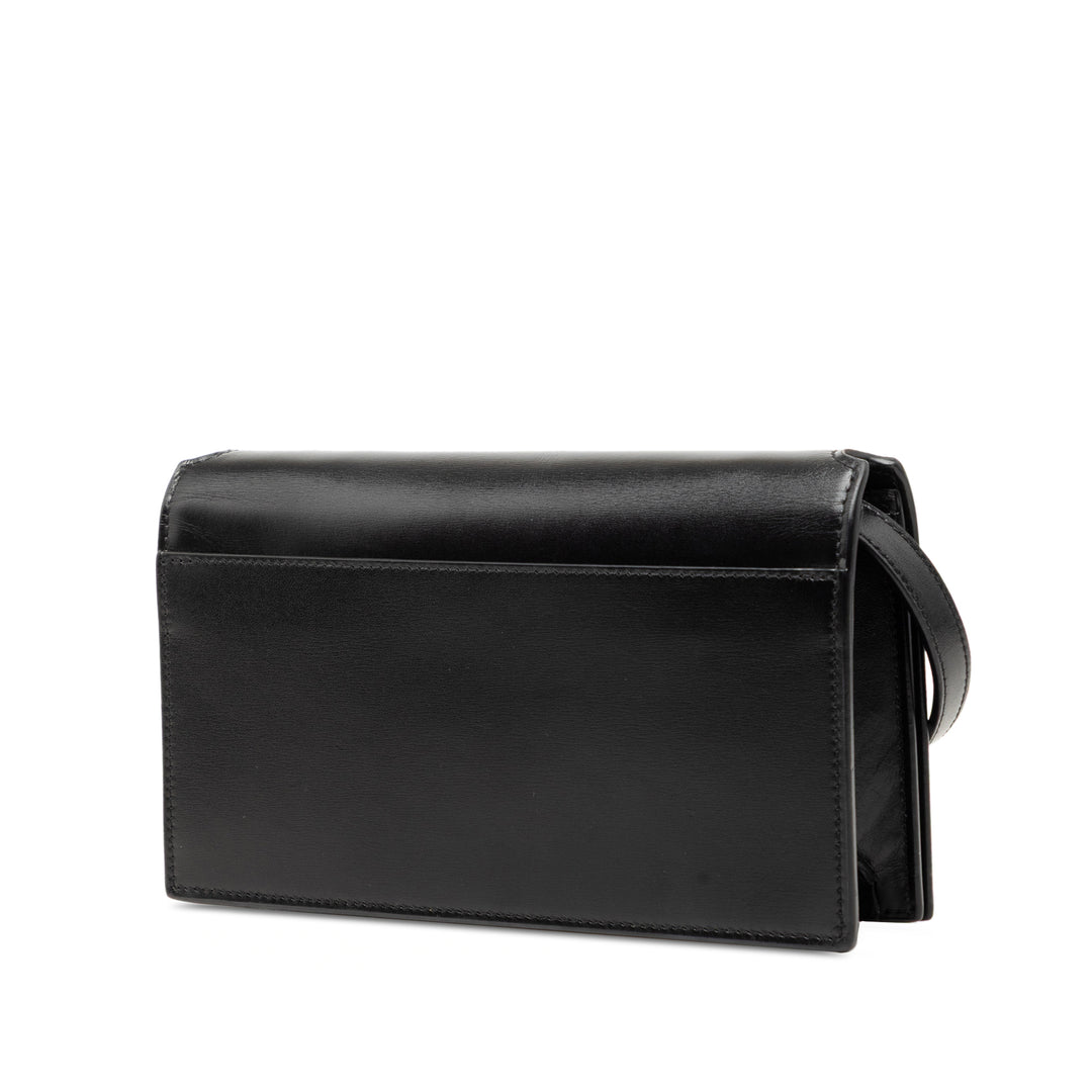 Saint Laurent Smooth Cuir de veau Sac porté croisé
