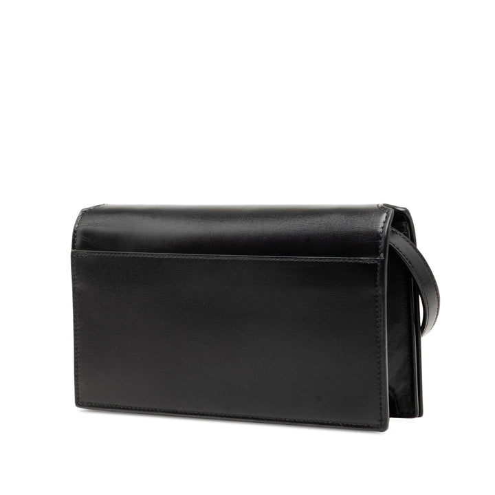 Saint Laurent Smooth Cuir de veau Sac porté croisé