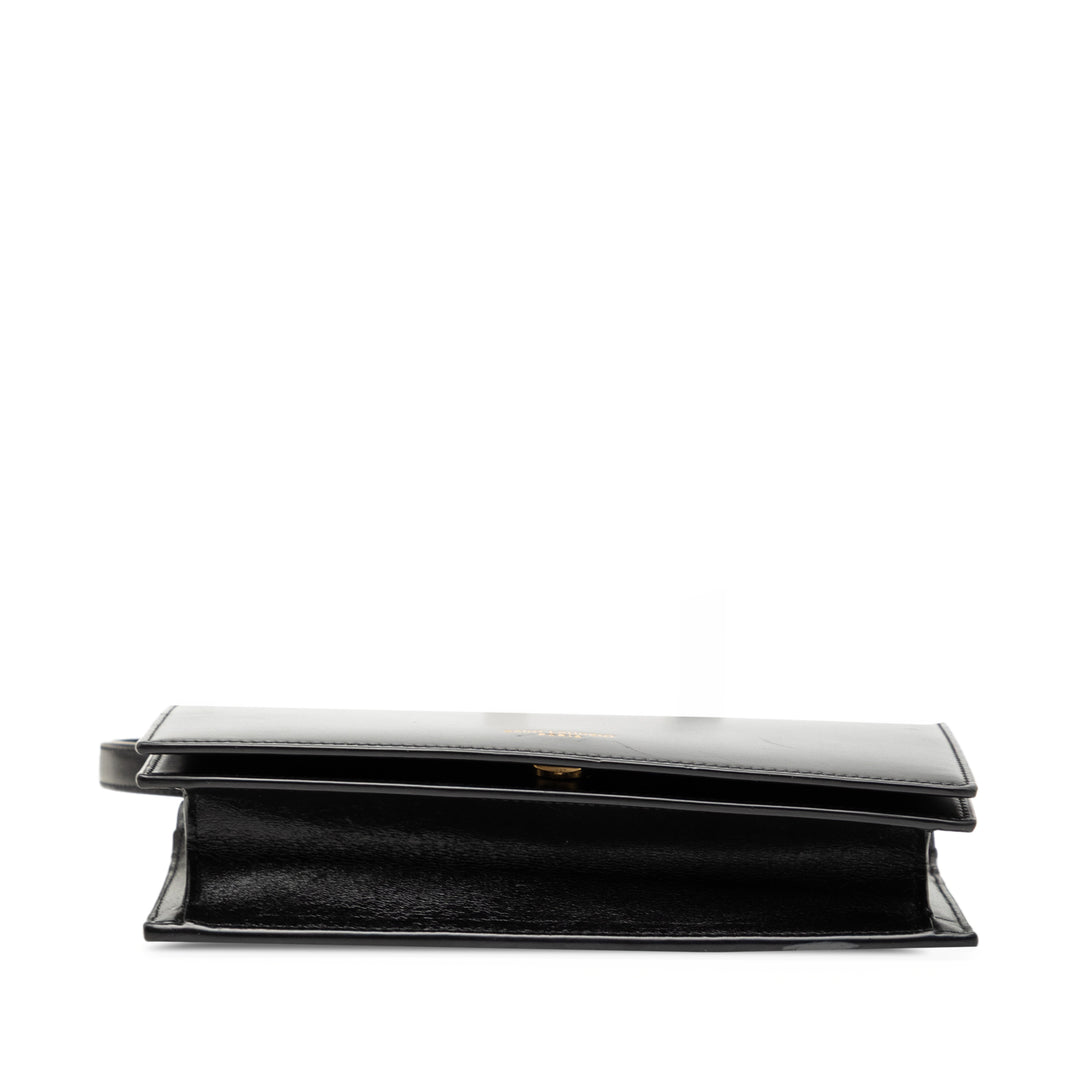 Saint Laurent Smooth Cuir de veau Sac porté croisé