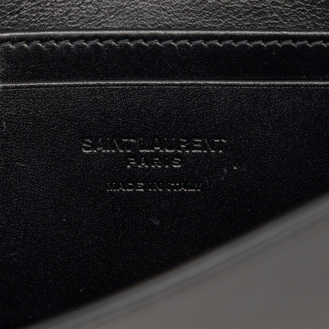 Saint Laurent Smooth Cuir de veau Sac porté croisé
