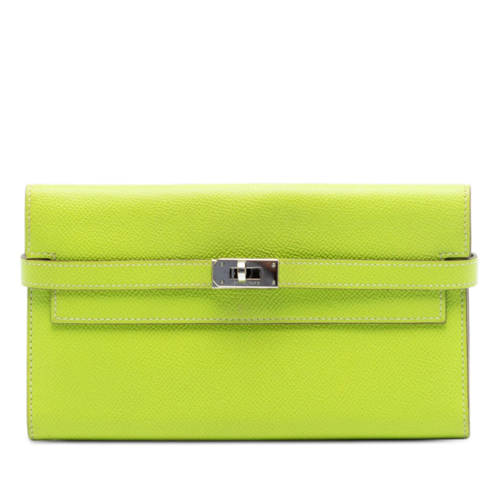 Hermès Chevre Mysore Vero Kelly Longue Portefeuille