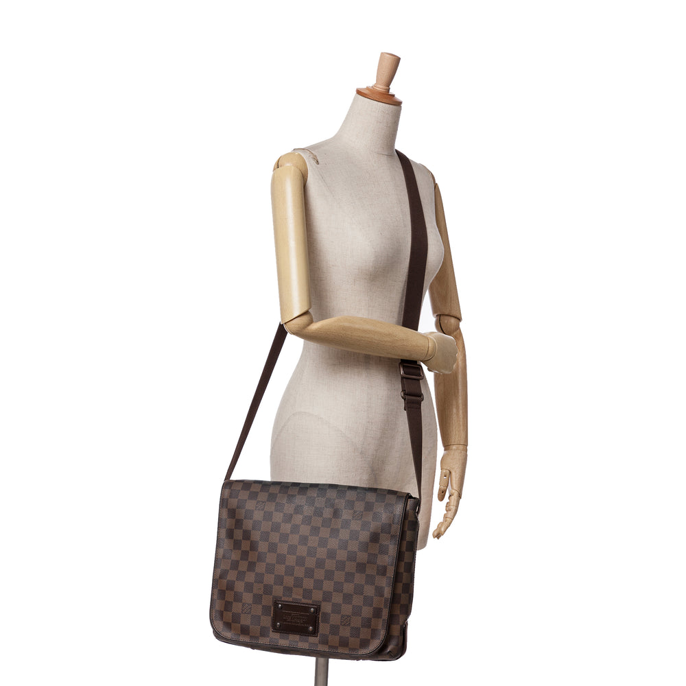 Damier Ebene Brooklyn MM Brown - Gaby Paris