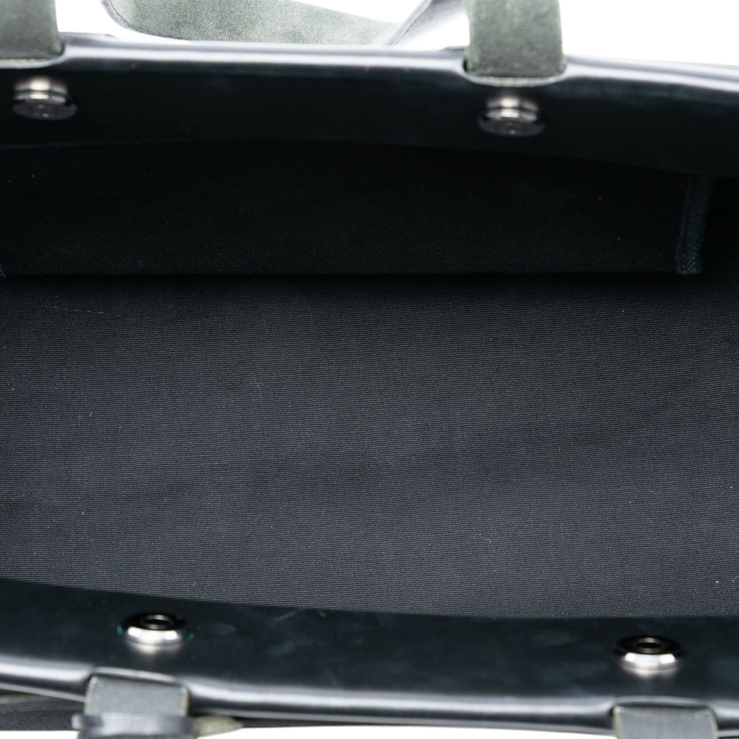 Hermès Toile et Vache Hunter Cuir Herbag Cabas MM