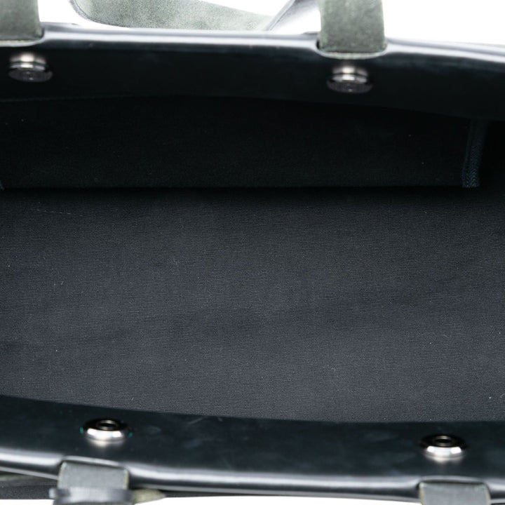 Hermès Toile et Vache Hunter Cuir Herbag Cabas MM