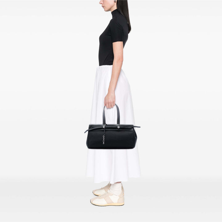 Hermès Toile et Vache Hunter Cuir Herbag Cabas MM