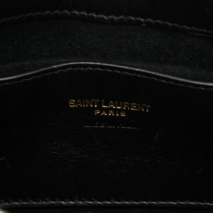 Saint Laurent Mini Smooth Cuir de veau Le 5 a 7