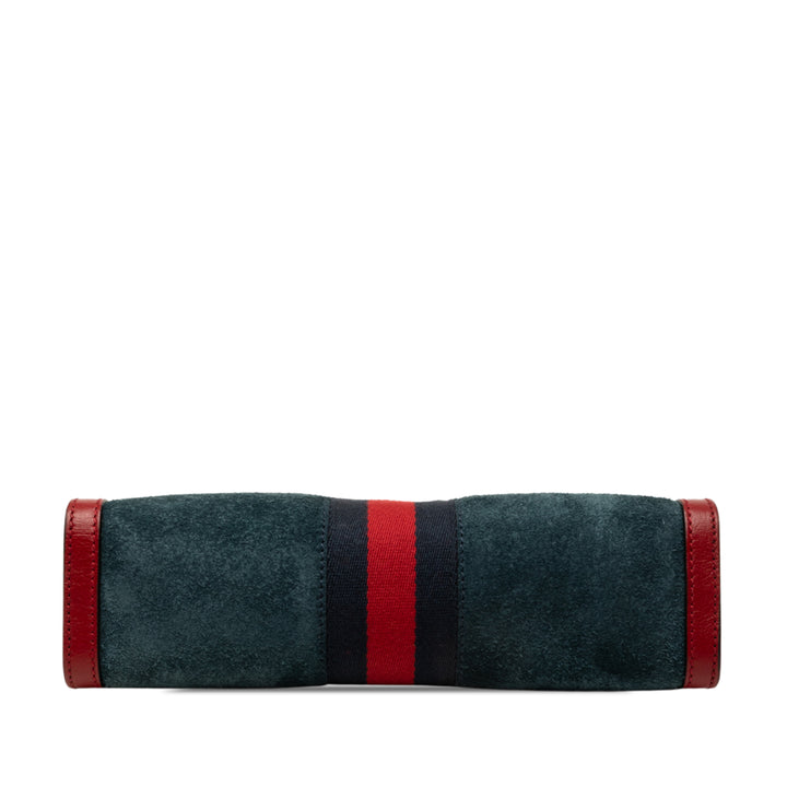 Gucci Sac bandoulière Web Ophidia Chaîne Petit Bleu – vue 3 – GABY PARIS