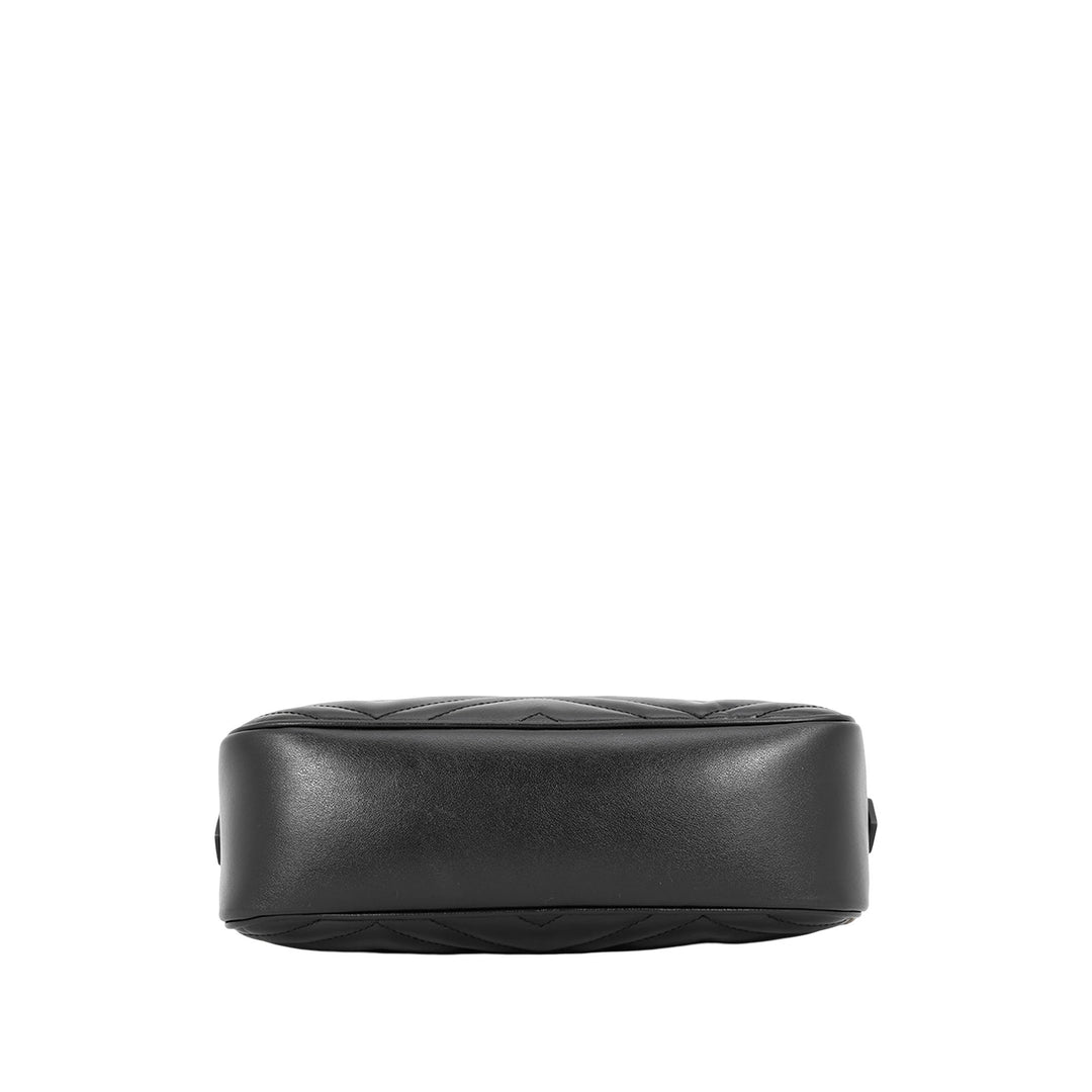 GG Marmont Matelasse Sac Petit Cuir de veau Noir