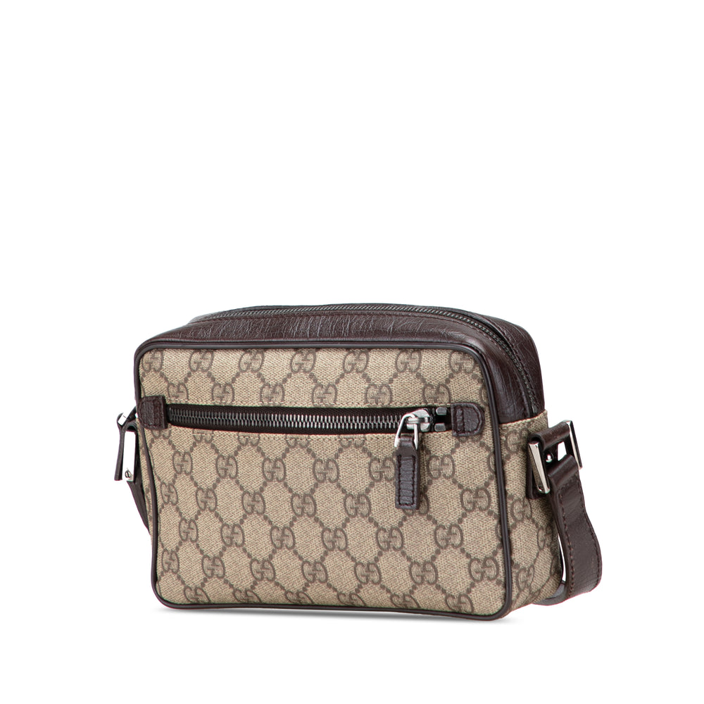GG Supreme Web Crossbody Brown - Gaby Paris