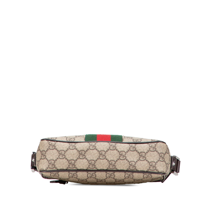 GG Supreme Web Crossbody Brown - Gaby Paris