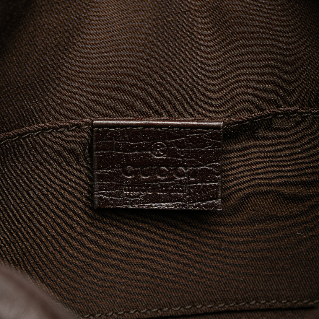 GG Supreme Web Crossbody Brown - Gaby Paris
