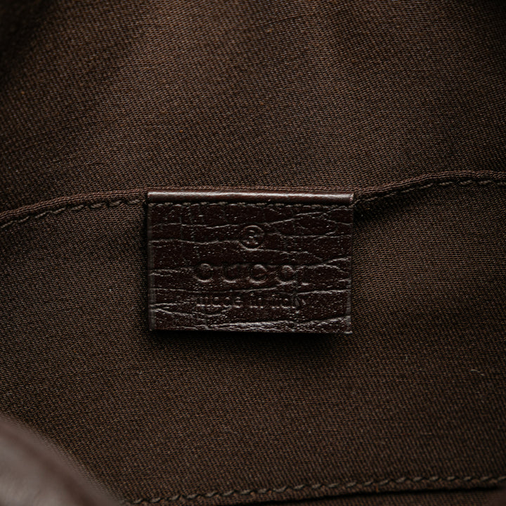 GG Supreme Web Crossbody Brown - Gaby Paris