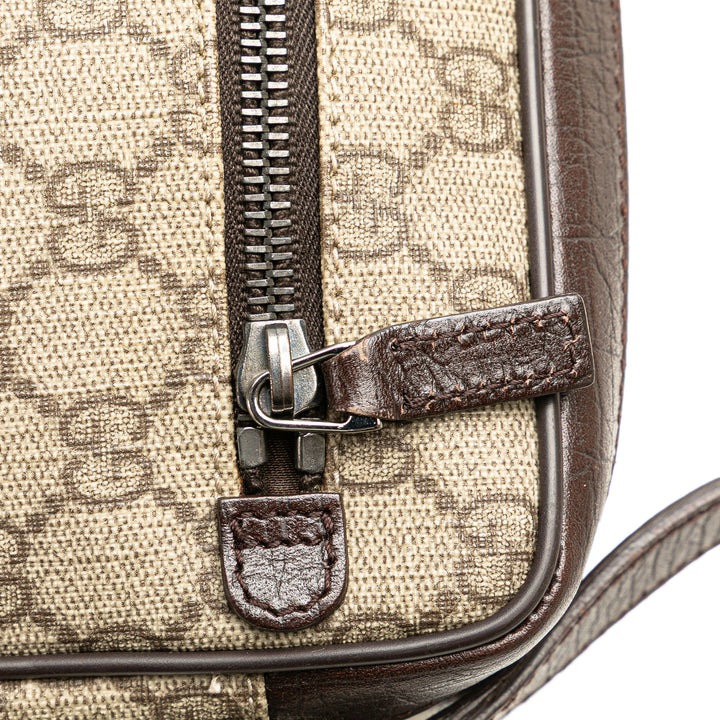 GG Supreme Web Crossbody Brown - Gaby Paris