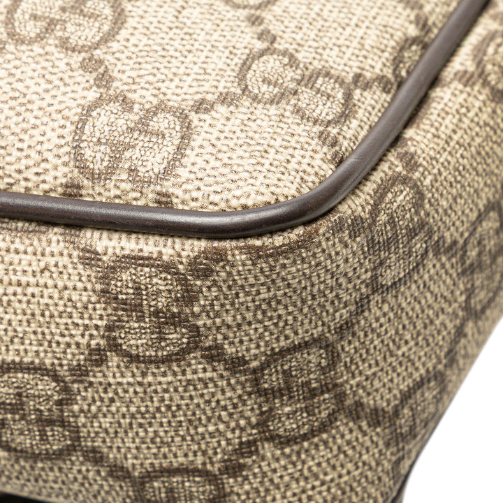 GG Supreme Web Crossbody Brown - Gaby Paris