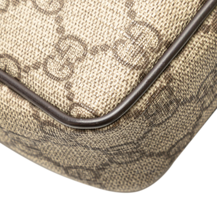 GG Supreme Web Crossbody Brown - Gaby Paris