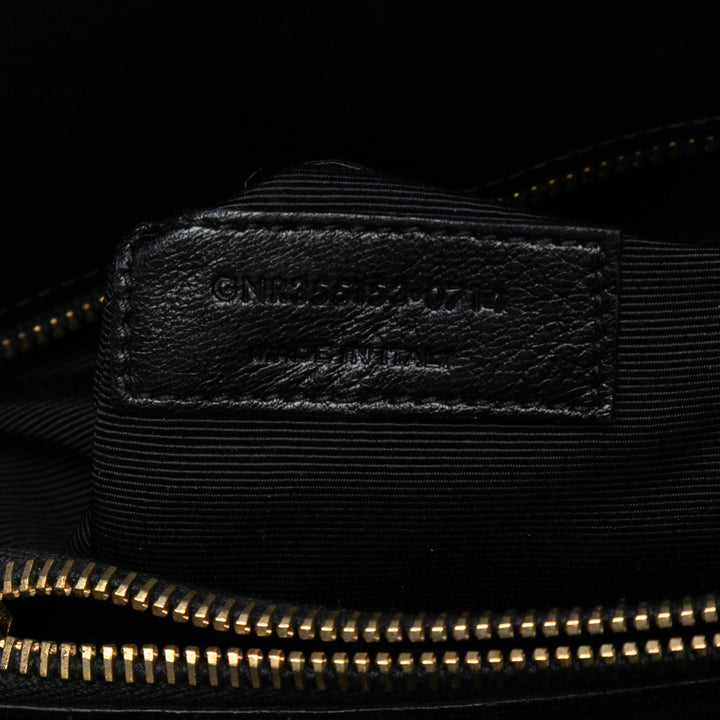 Saint Laurent Small Tweed Houndstooth Sac De Jour Sac cartable Noir – GABY PARIS Authentique