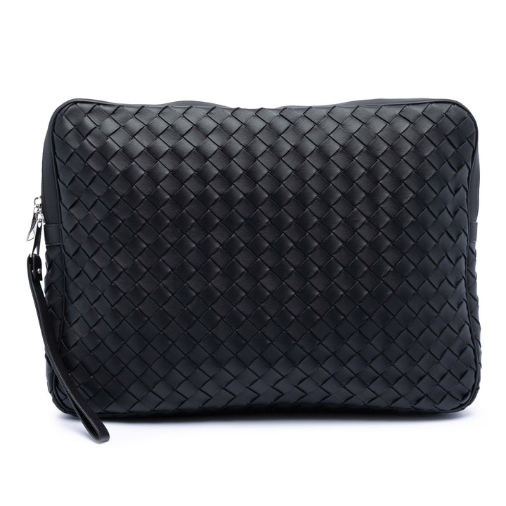 Bottega Veneta Nappa Intrecciato Wristlet Pochette