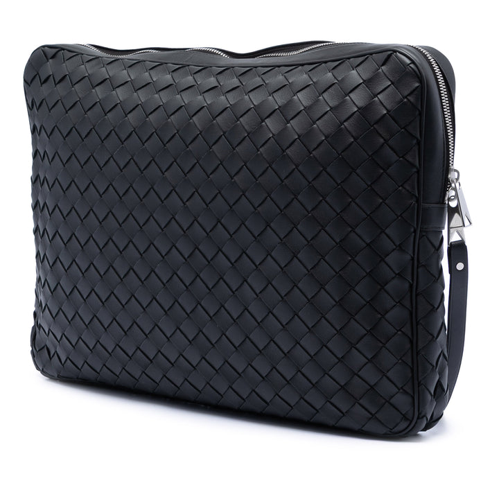 Bottega Veneta Nappa Intrecciato Wristlet Pochette
