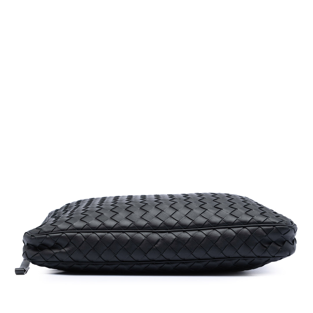 Bottega Veneta Nappa Intrecciato Wristlet Pochette