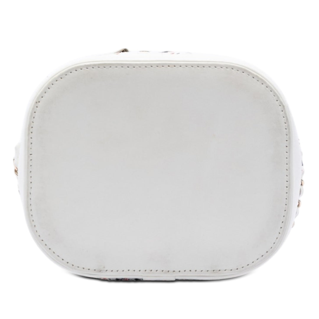 Chanel Tweed et Cuir d’agneau Vanity Cosmetic Étui Multi