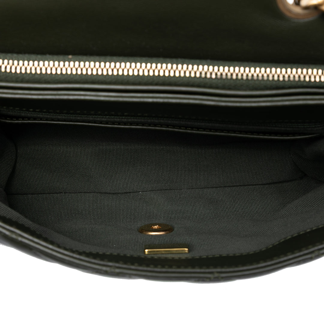 Chanel Small Matelassé Cuir d’agneau Pillow Crush à rabat