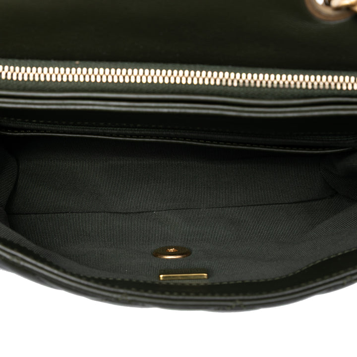 Chanel Small Matelassé Cuir d’agneau Pillow Crush à rabat