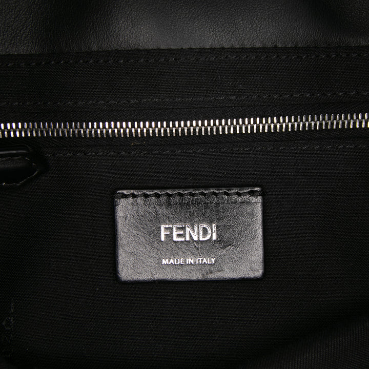 Fendi Zucca Toile Convertible Baguette Sac cartable Marron