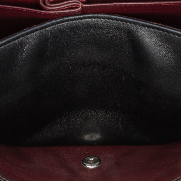 Jumbo Classic Lambskin Double Flap Black - Gaby Paris