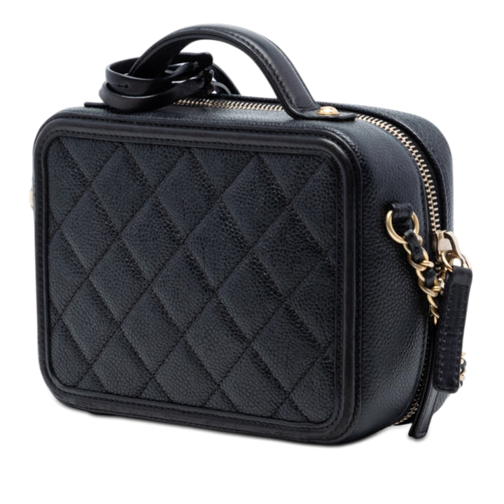 Chanel Small Caviar CC Filigree Vanity