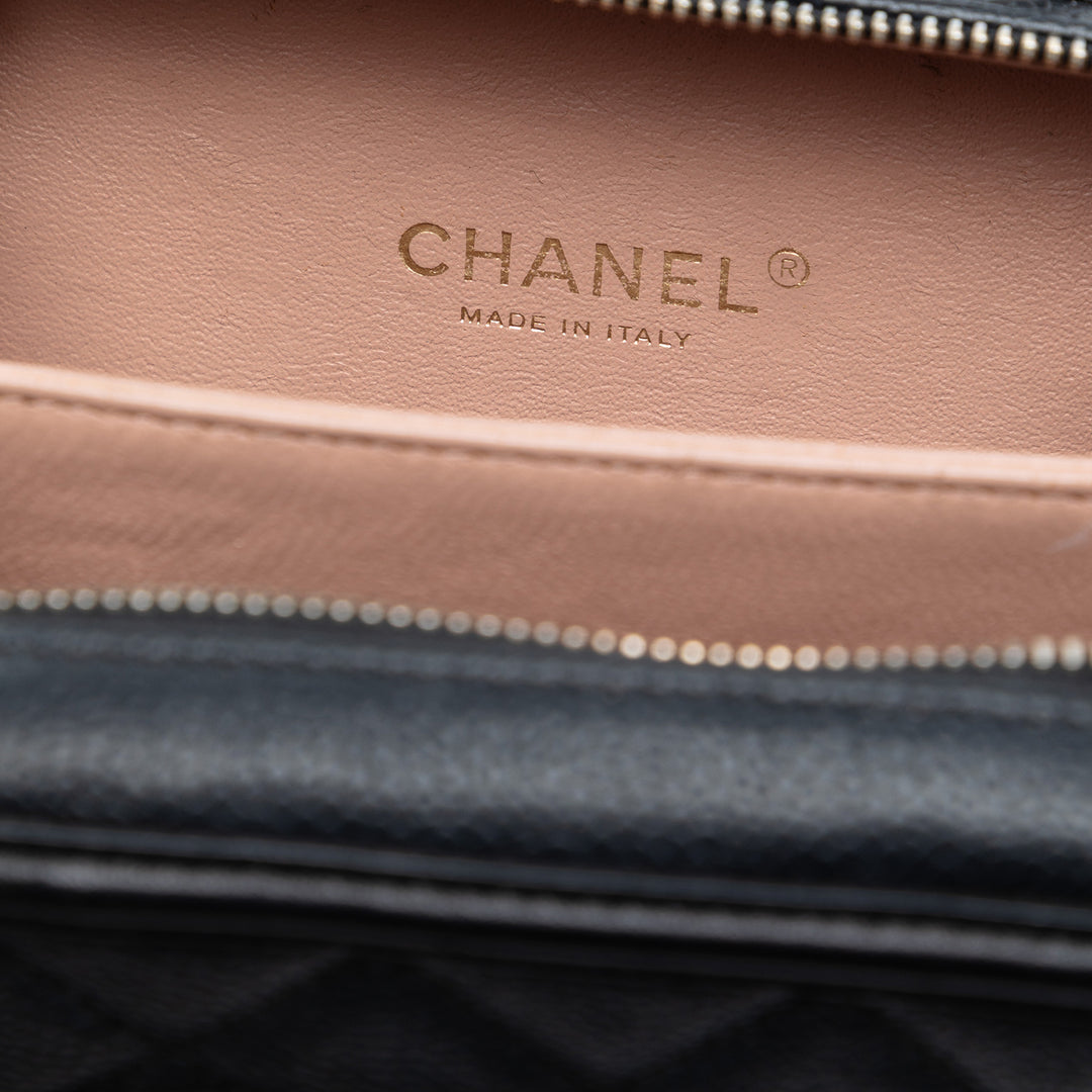 Chanel Small Caviar CC Filigree Vanity