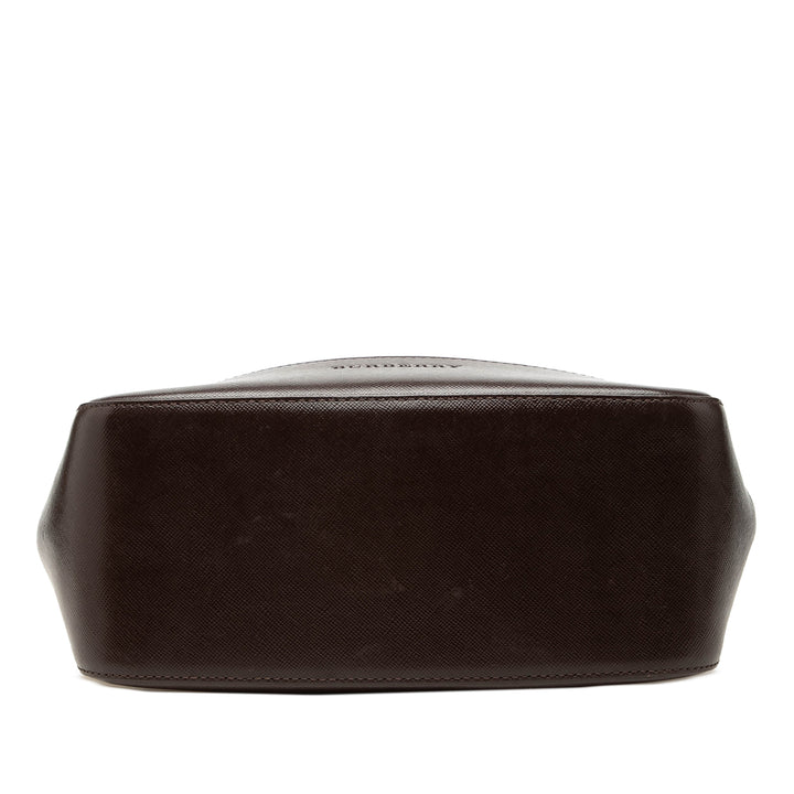 Burberry Cabas Haymarket Check Beige – vue 3 – GABY PARIS