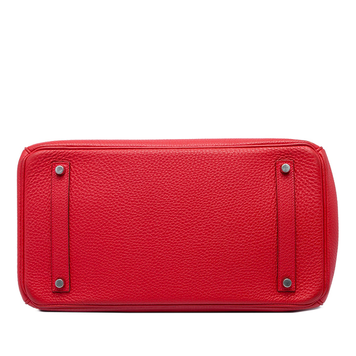 Hermès Sac à main Birkin Retourne 35 Togo Rouge – vue 3 – GABY PARIS