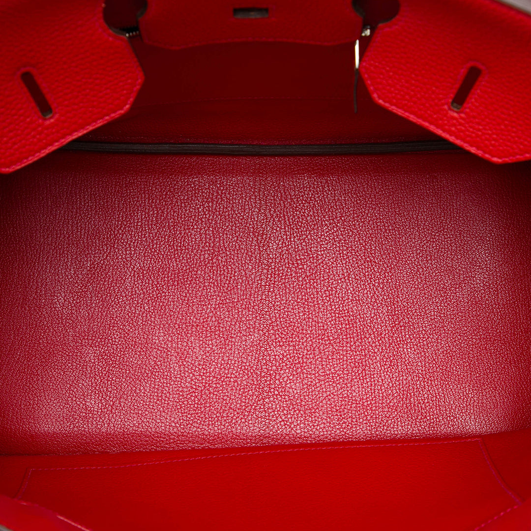 Hermès Sac à main Birkin Retourne 35 Togo Rouge – vue 4 – GABY PARIS