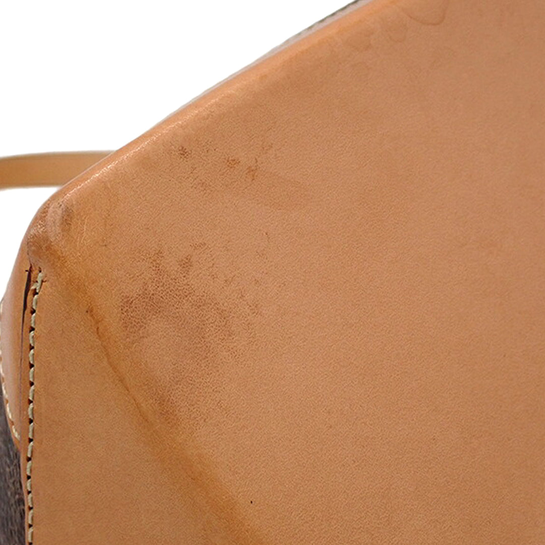 Macadam Coated Canvas Tote Brown - Gaby Paris