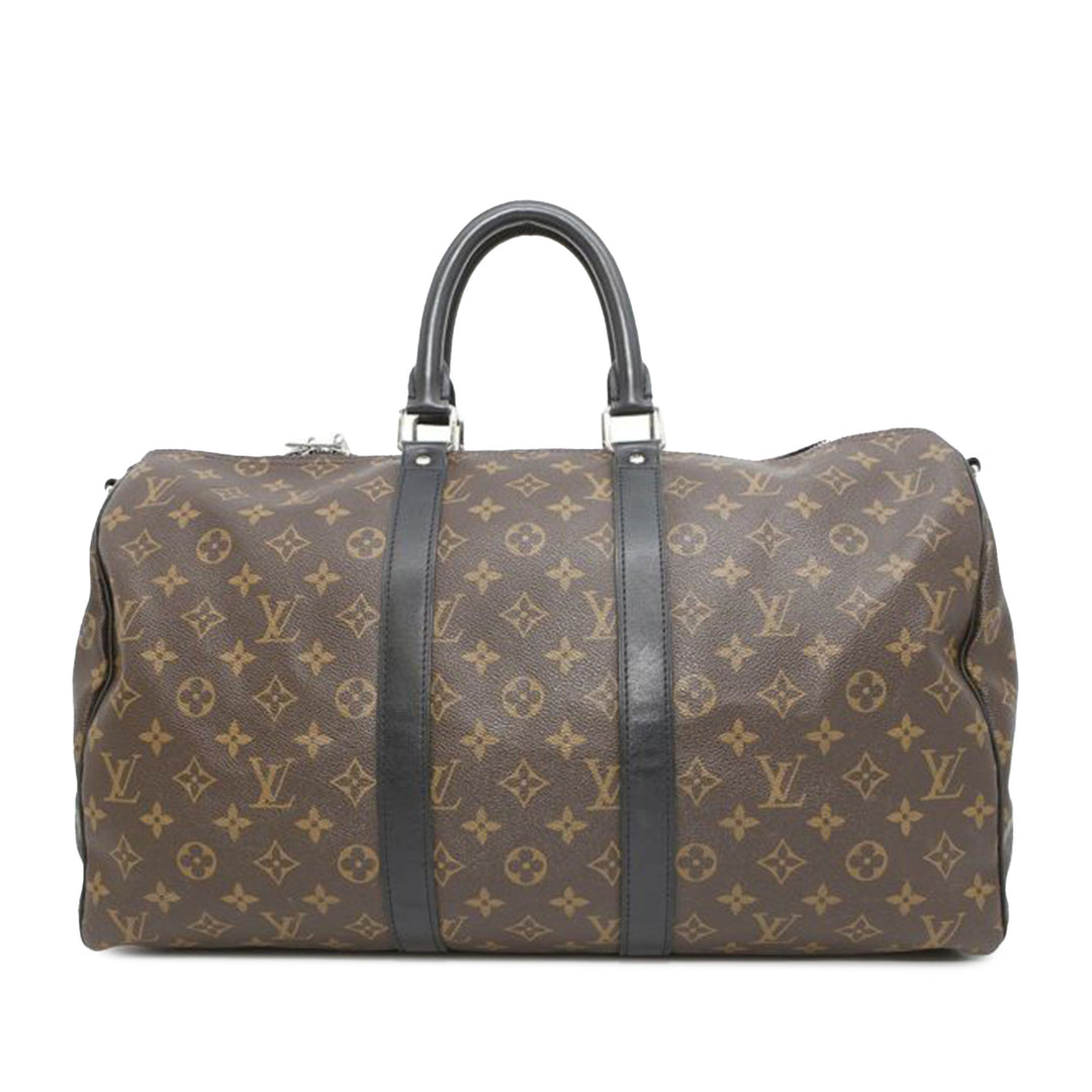 Monogram Macassar Keepall Bandouliere 45 Brown - Gaby Paris