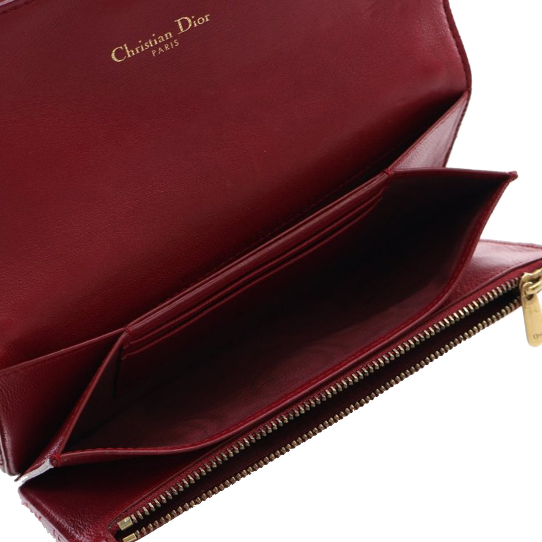 Dior Cuir d’agneau Cannage DiorAddict Wristlet Pochette