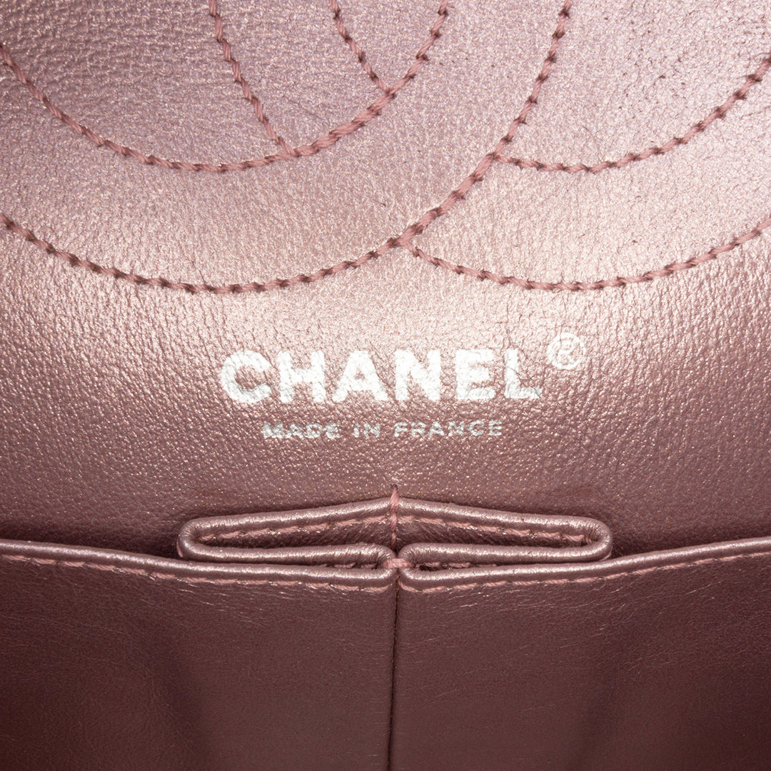 Chanel Reissue 2.55 Aged Métallisé Cuir de veau Double rabat 226 Rose