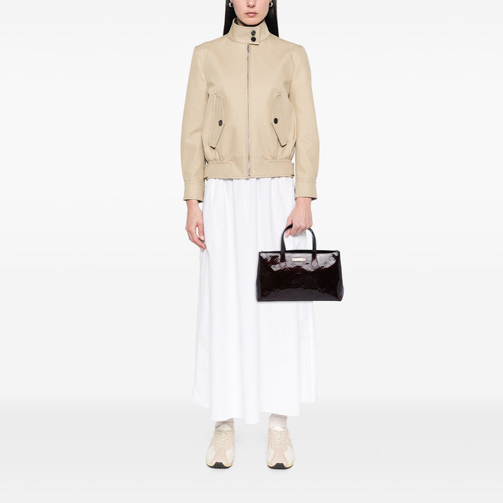 Louis Vuitton Sac à main Wilshire Monogram PM Cuir verni Violet – vue 6 – GABY PARIS