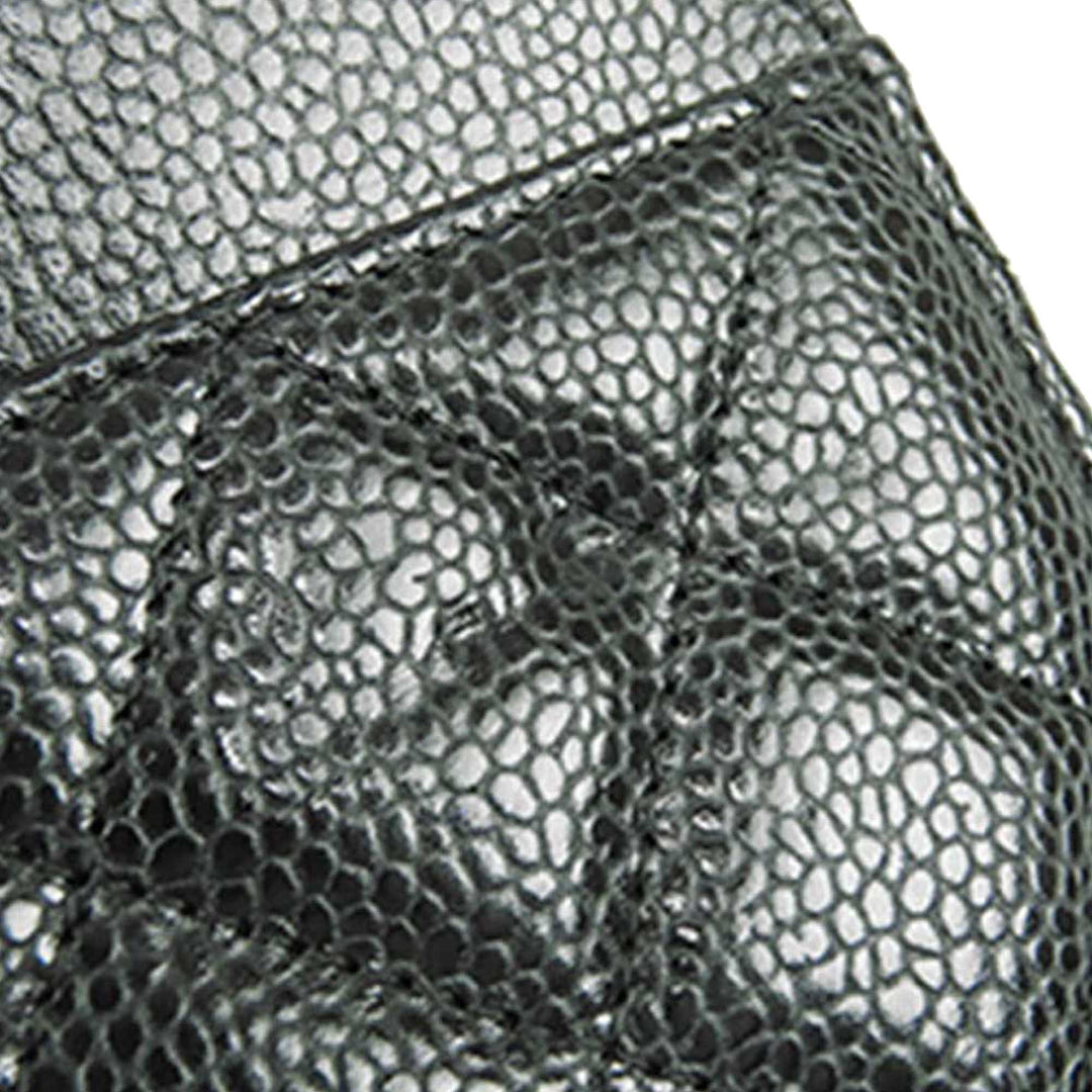 Chanel CC Matelassé Wallet on Chain Cuir caviar