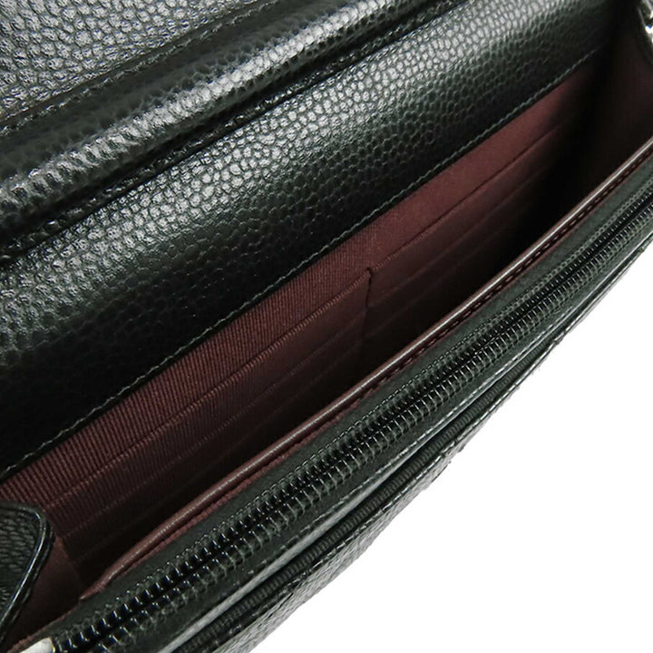 Chanel CC Matelassé Wallet on Chain Cuir caviar