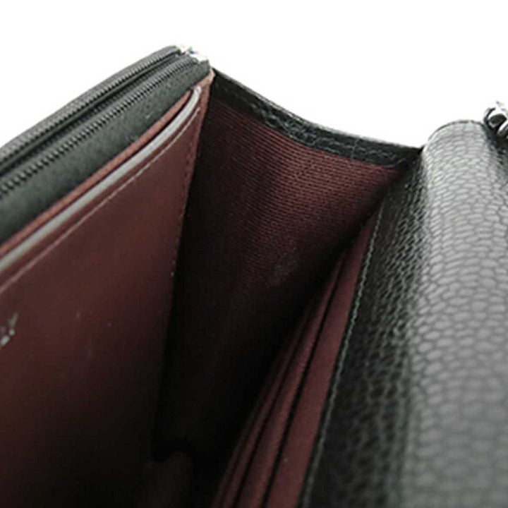 Chanel CC Matelassé Wallet on Chain Cuir caviar