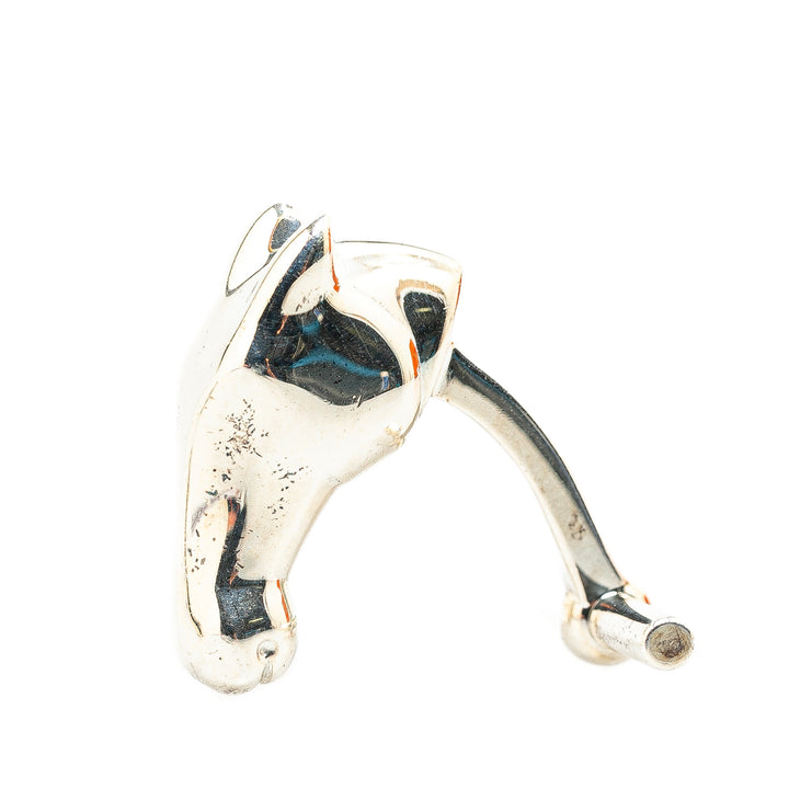 Sterling Silver Cheval Cufflinks Silver - Gaby Paris