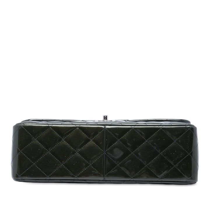Classic Striated Double rabat Jumbo Vert