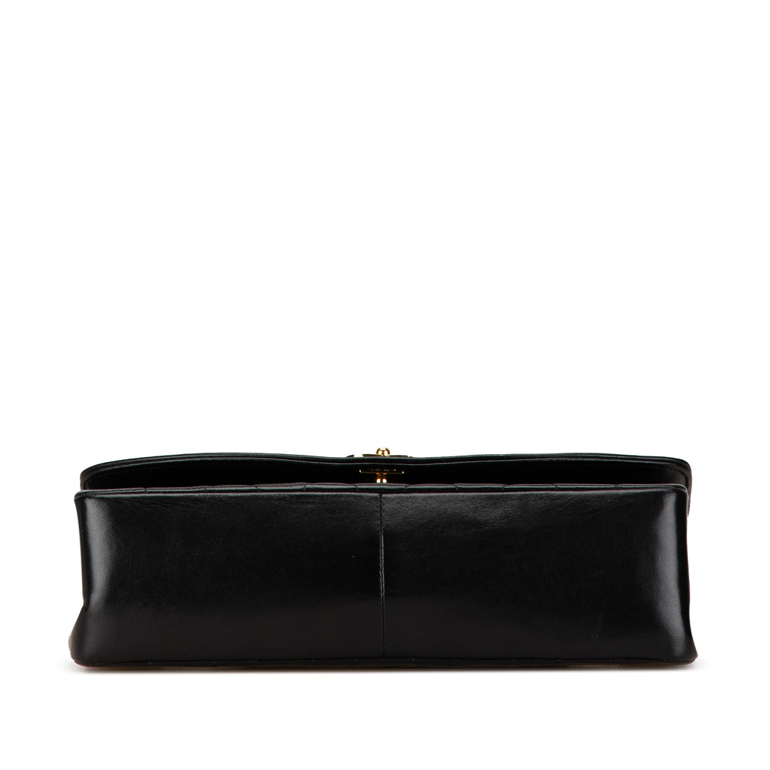 Medium Lambskin Diana Flap Black - Gaby Paris